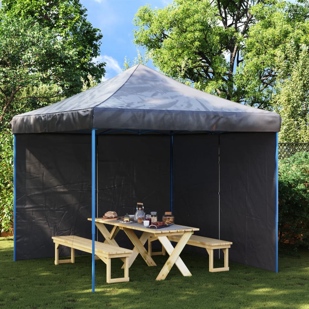 Vidaxl Tent Walls con cerniera PE antracite 2 m