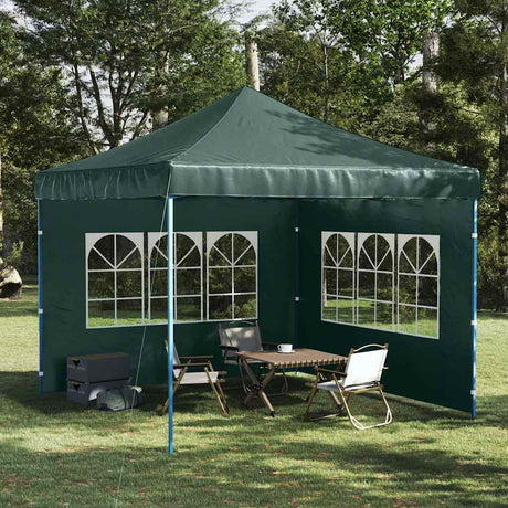 Vidaxl Zeltwände mit Fenster PE Green 2 PCs