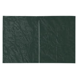 Vidaxl Tent Walls 2 St con cerniera pe verde