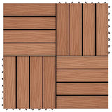 Azulejos de terraza Vidaxl Alivio profundo 30x30 cm 1 m² HKC Light Brown 11 STS