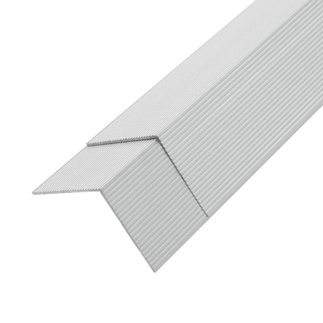 Vidaxl 5 St Terrace Corner Skiring Boards 170 cm aluminiumsølvfarget