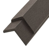 Vidaxl terrace corner skirting boards 5 pcs 170 cm HKC dark brown