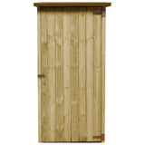 Vidaxl Tool Shed 88x76x175 cm impregnert furu tre