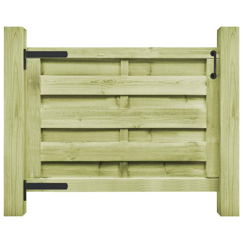 Vidaxl poort 100x75 cm imprégné de pin imprégné vert