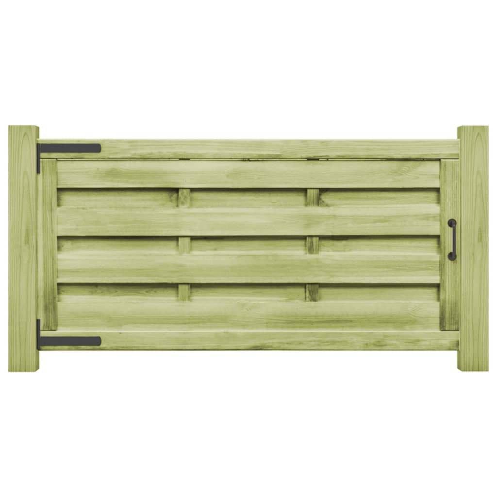 PORTS VIDAXL 2 ST 150X75 CM IMPRÉGNATED BOIS VERT