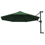 Vidaxl -Wandparasol mit Metallpol 300 cm Grün