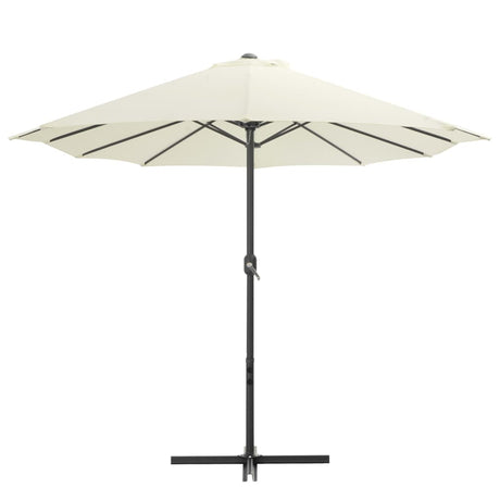 VIDAXL -Parasol mit Aluminiumpol 460x270 cm sandkonstant