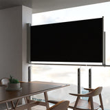 VidaXL Garden screen Extendable 120x300 cm Black