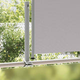 Vidaxx ausziehbarer Gartenschirm 120x300 cm grau