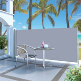 Parabrisas Vidaxl extensible 140x300 cm gris