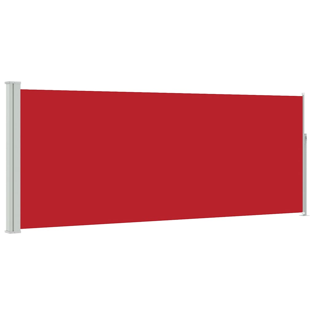 Vidaxx ausziehbarer Windschutz 120x300 cm rot