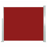 Vidaxl windscherm uittrekbaar 120x300 cm rood