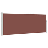 Vidaxx ausziehbarer Windschutz 120x300 cm braun
