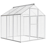 Vidaxl Aviary 183x178x194 cm aluminium