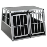 Vidaxl Dog Bank con doppia porta 94x88x69 cm