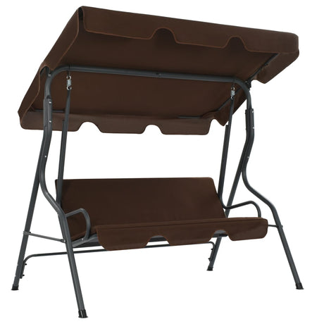 Vidaxl Swing Bench 170x110x153 cm Kaffee -gelöscht