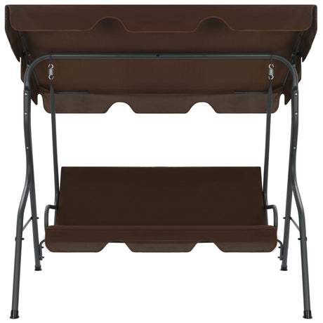 Vidaxl Swing Bench 170x110x153 cm Kaffee -gelöscht