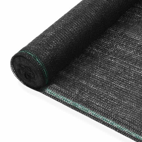 Vidaxl -Tennisbildschirm 1x25 M HDPE Schwarz