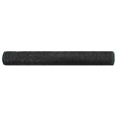 Vidaxl -Tennisbildschirm 1x25 M HDPE Schwarz