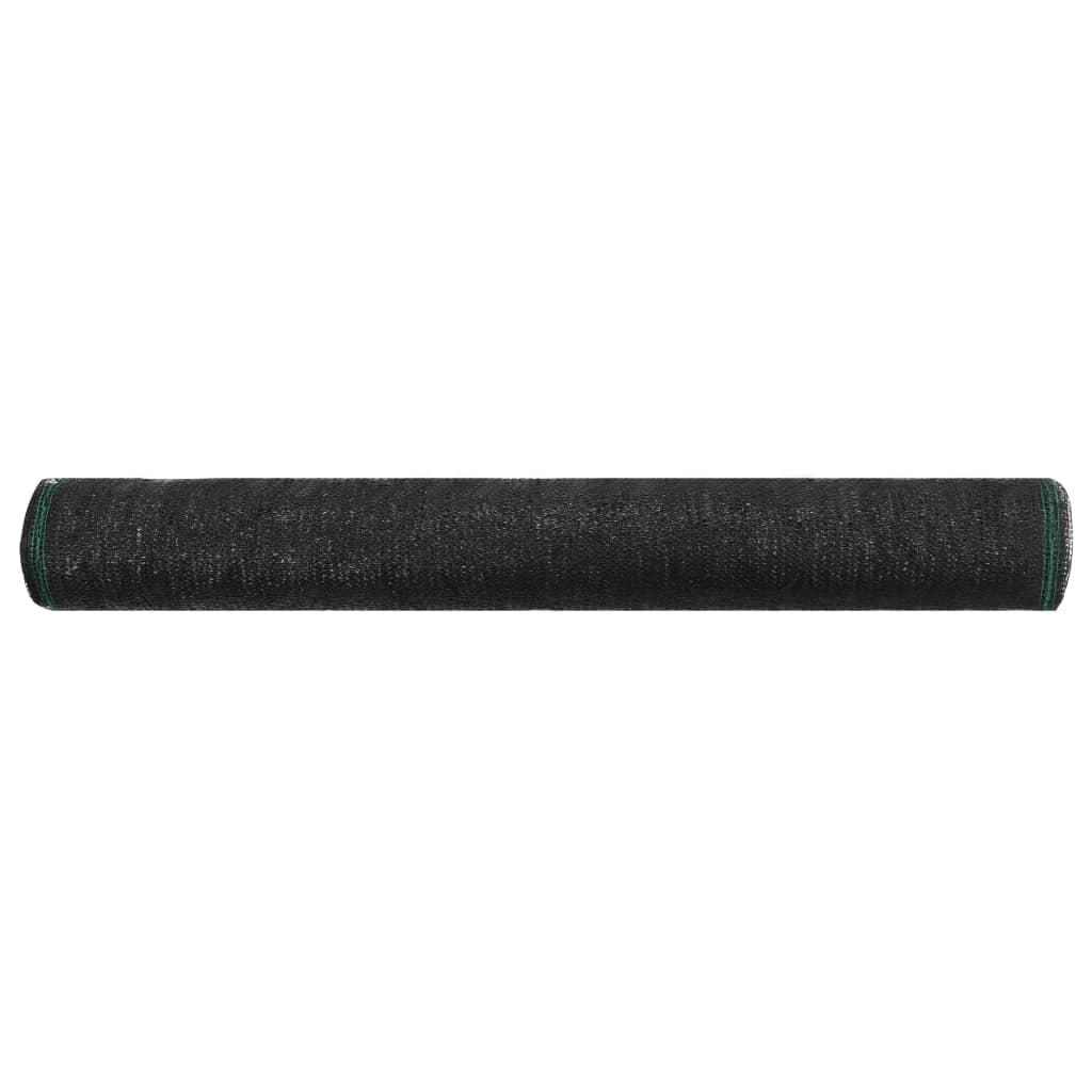 Pantalla de tenis Vidaxl 1.4x25 M HDPE NEGRO