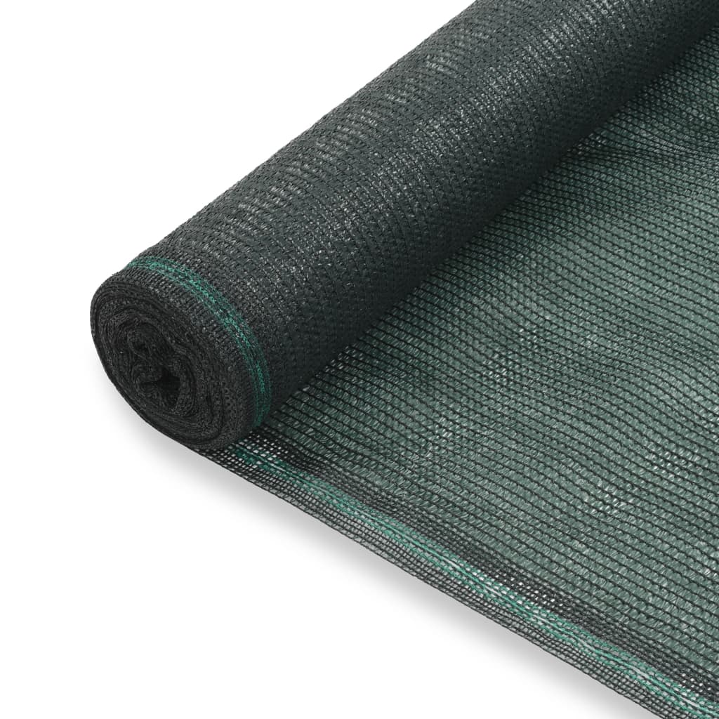 Vidaxl tennisskærm 2x50 m HDPE Green