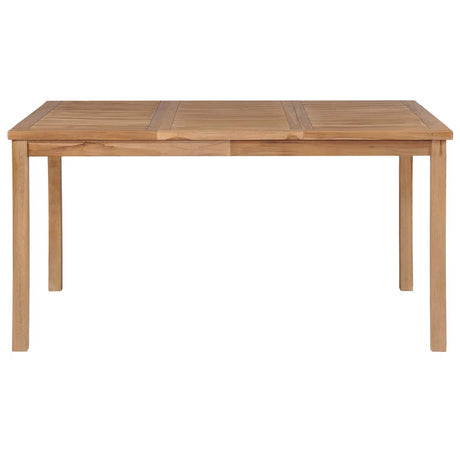 Vidaxl tuintafel 150x90x77 cm massief teakhout