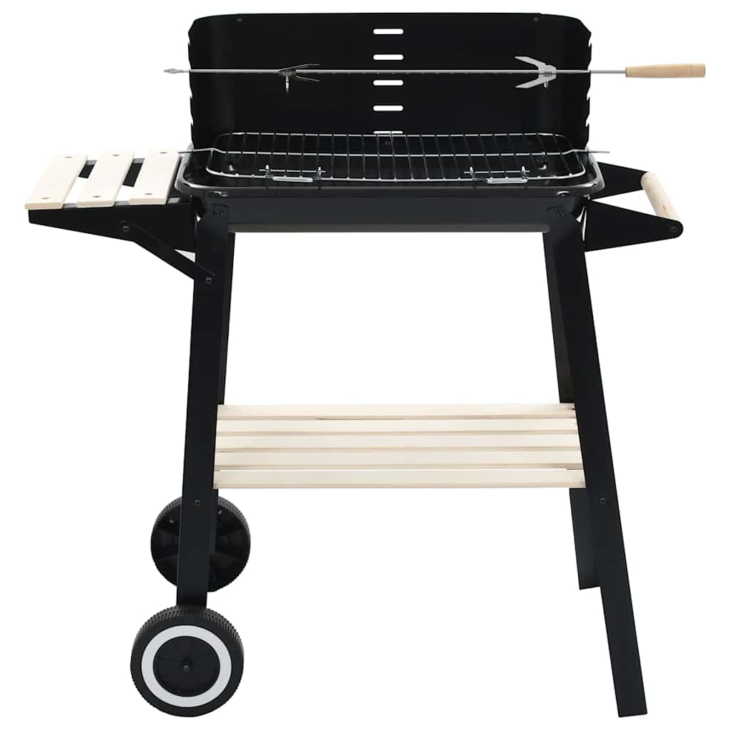 Vidaxl Charcoal Barbecue mit Rädern stehen