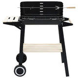 Vidaxl Charcoal Barbecue mit Rädern stehen