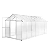 Vidaxl tuklas 15.6 m³ 421x190x195 cm Aluminium