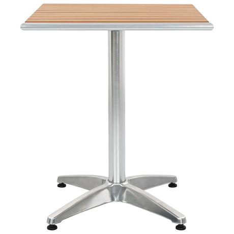 Vidaxl tafel zilver aluminium en plastic