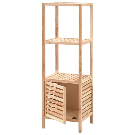Vidaxl badkamerkast 39,5x35,5x123 cm massief walnotenhout