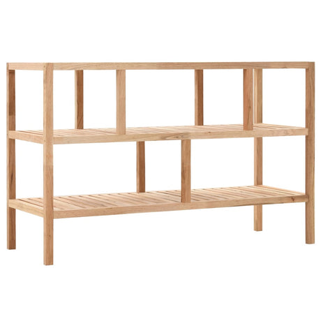 Vidaxl badkamerrek 100x40x65 cm massief walnotenhout