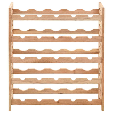 Vidaxl wijnrek voor 25 flessen 63x25x73 cm massief walnotenhout