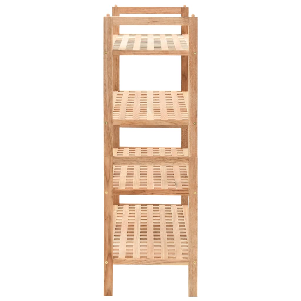 Vidaxl Shoe Rack 69x26x81 cm de madera de nogal sólida