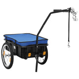 Vidaxl Fahrradanhänger Treket Car 155x60x83 cm Stahlblau