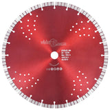 Vidaxl Diamond Saw Blade mit Turbo und Löchern 350 mm Stahl