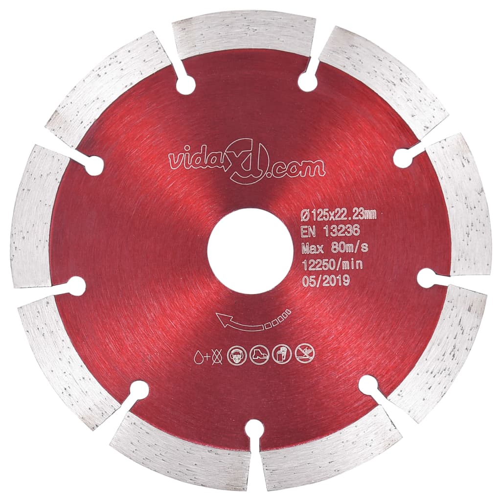 Vidaxl Diamond Saw Blades 2 PCS 125 mm ocel