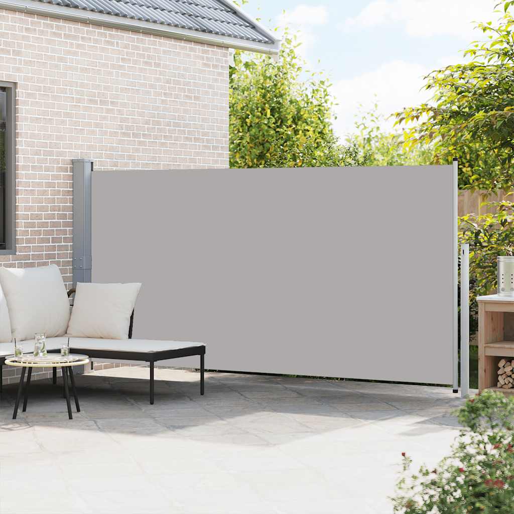 VidaXL Windshield Extendable 160x500 cm Gray