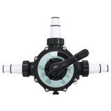 Vidaxl Multipoort-Ventil für Sandfilter 6-Wege 1,5 ABS
