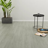 Vidaxl Floor Boards Self -kesiel 4,46 m² 3 mm PVC Gray