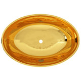 VIDAXL WASHBAIN 40x33x13,5 cm Keramik Gold gefärbt