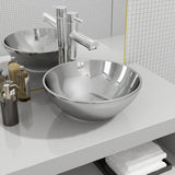 Vidaxl Washbasin 32,5x14 cm keramické stříbrné barvy