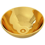 Vidaxl Washbasin 32,5x14 cm keramické zlaté barvy