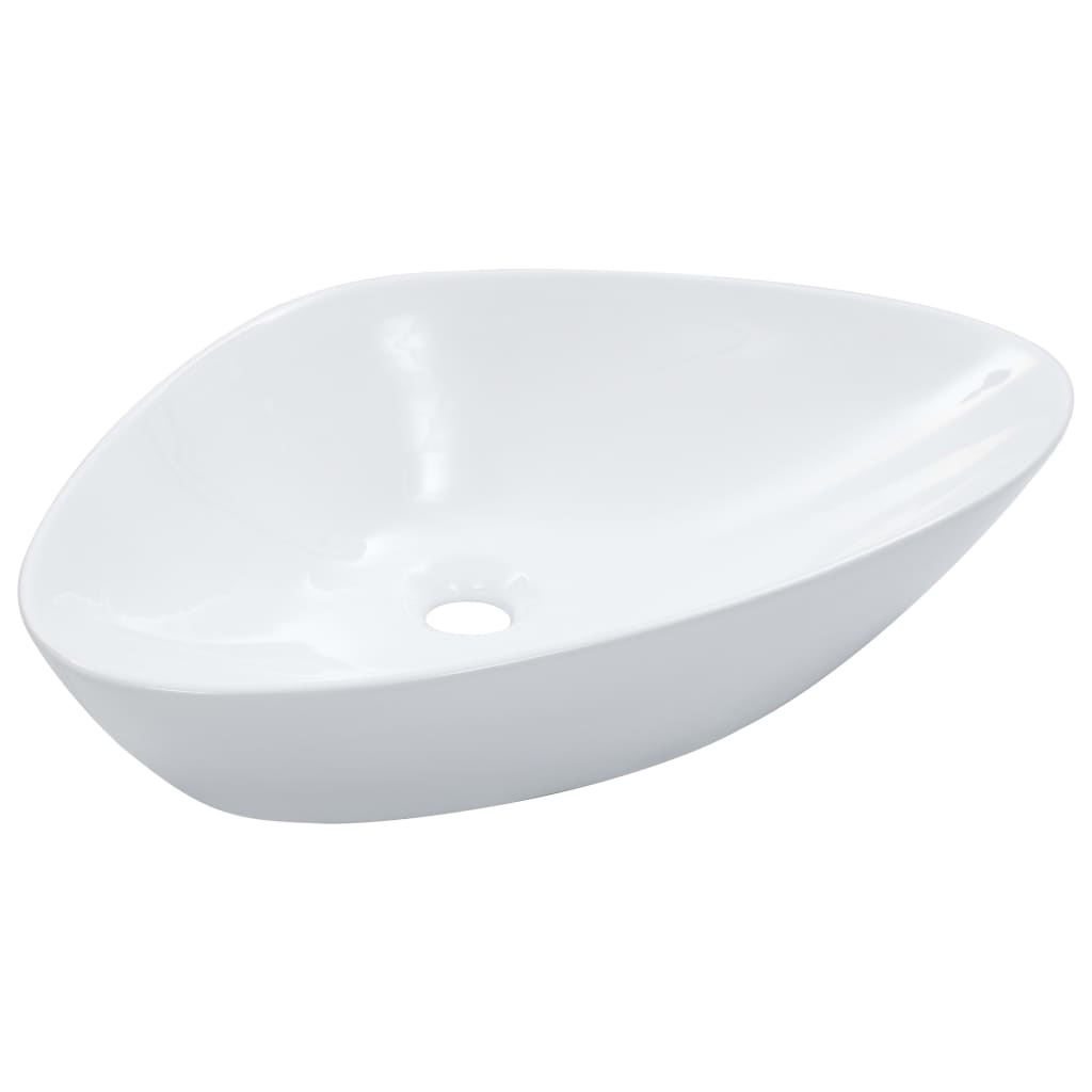 Vidaxl Washbasin 58,5x39x14 cm keramická bílá