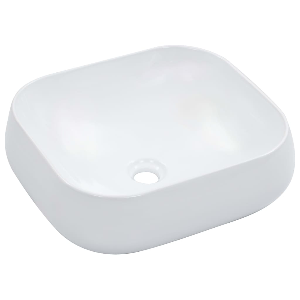 Vidaxl Washbasin 44,5x39,5x14,5 cm keramická bílá