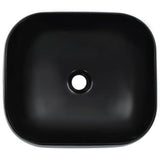 VIDAXL WASHBAIN 44.5X39.5X14,5 cm Keramikschwarz