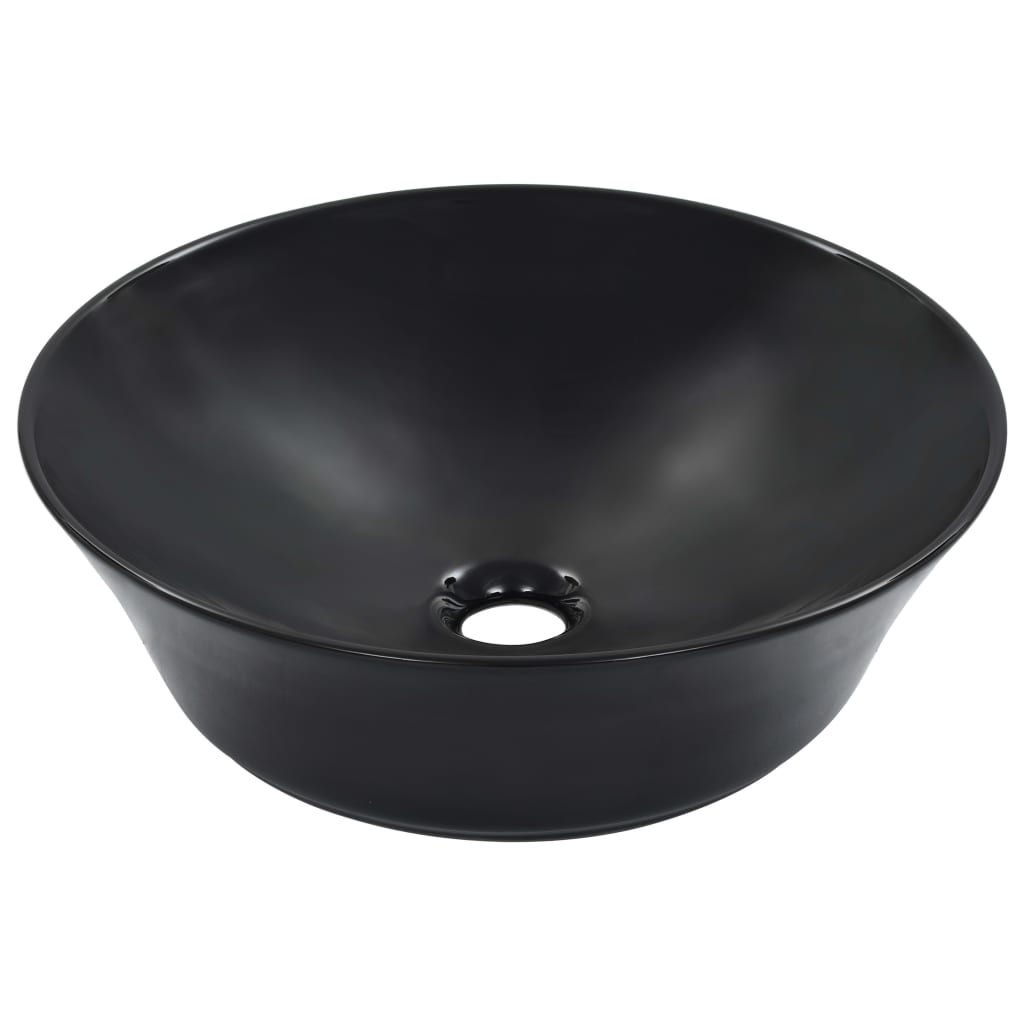 Vidaxl Washbasin 41x12,5 cm Black en céramique