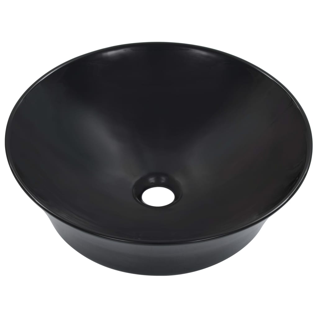 Vidaxl Washbasin 41x12,5 cm keramisk sort