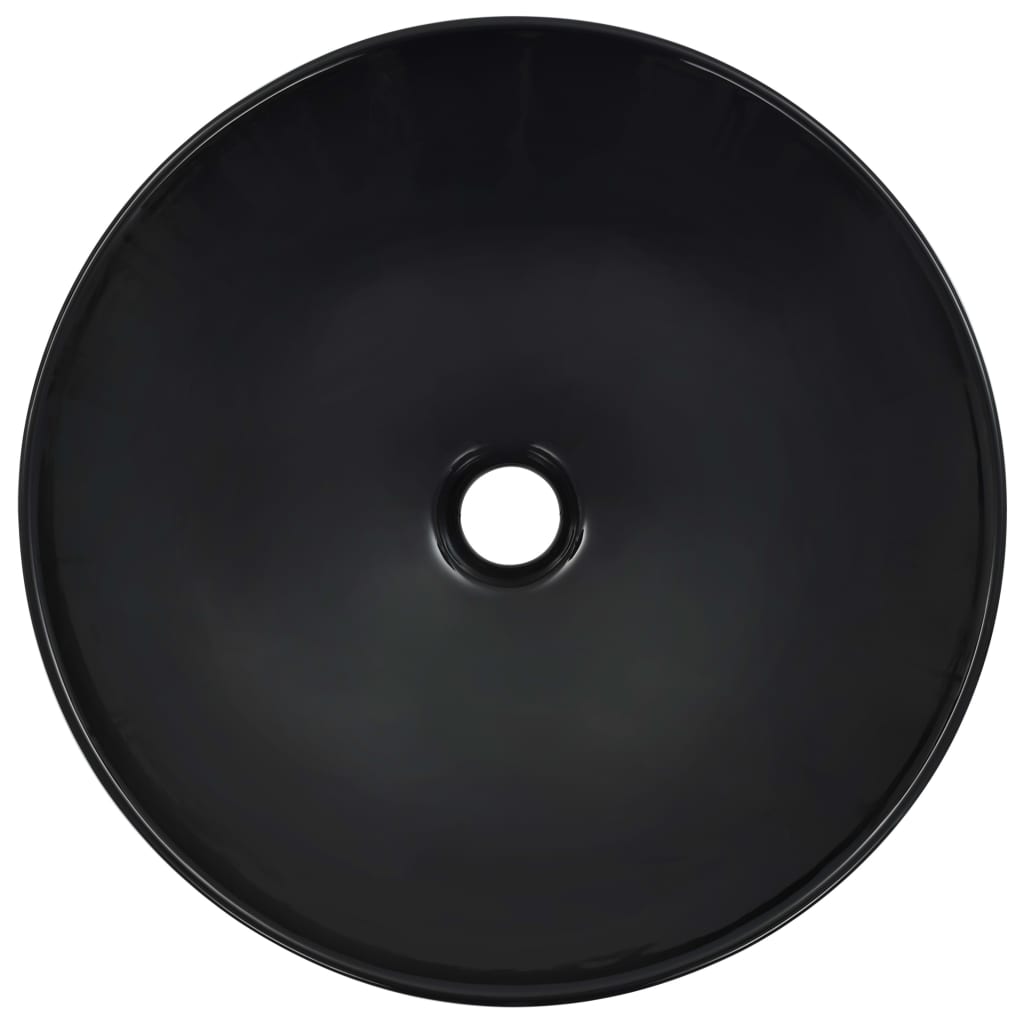 Vidaxx Waschbecken 41x12,5 cm Keramik schwarz