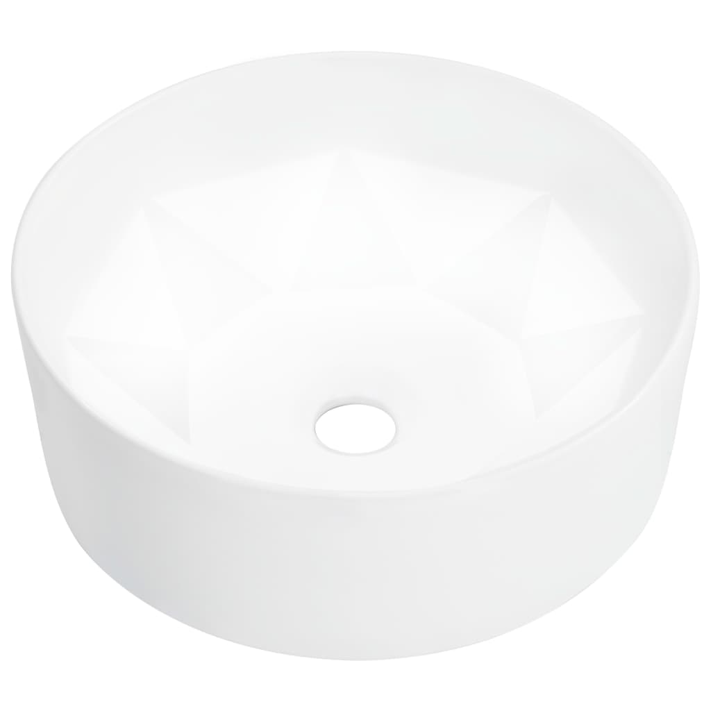 Vidaxl Washbasin 36x14 cm keramická bílá